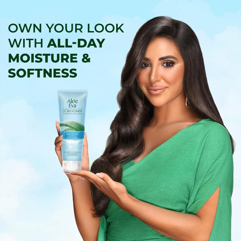 Aloe Eva Strengthening Hair Oil Replacement with Aloe Vera and Yogurt Proteins, 250ml - Image 2